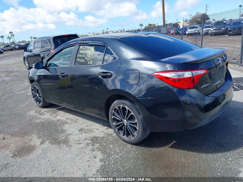 2014 Toyota Corolla S Plus VIN: 5YFBURHE5EP163547 Lot: 38894109