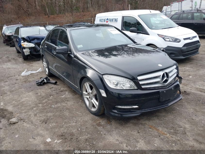 2011 Mercedes-Benz C 300 Luxury 4Matic/Sport 4Matic VIN: WDDGF8BBXBR156481 Lot: 38894128