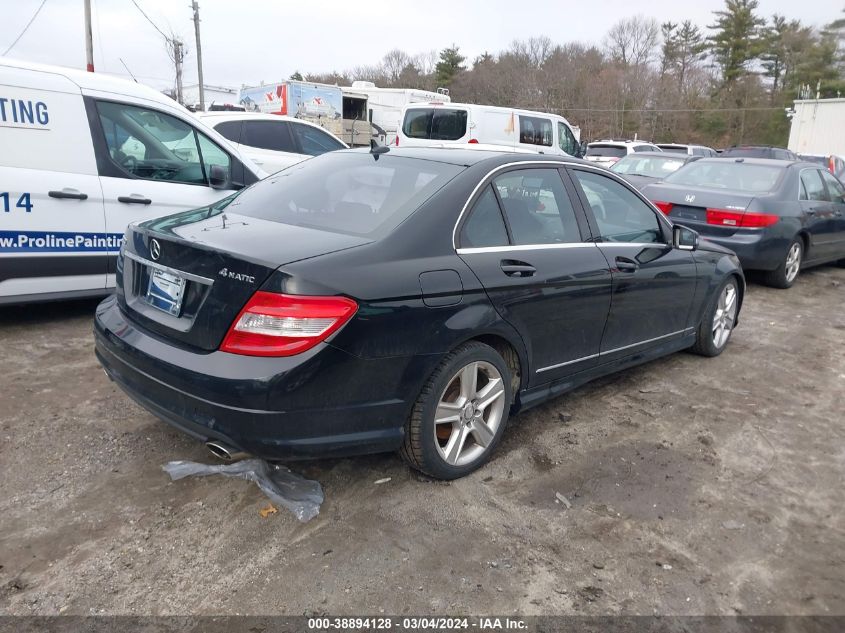 2011 Mercedes-Benz C 300 Luxury 4Matic/Sport 4Matic VIN: WDDGF8BBXBR156481 Lot: 38894128