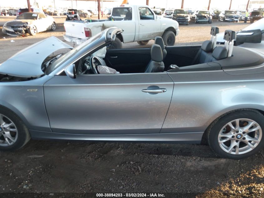 2008 BMW 128I VIN: WBAUN13548VH80244 Lot: 38894203