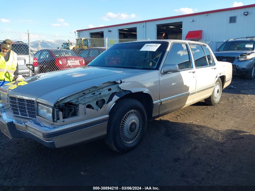 1992 Cadillac Deville VIN: 1G6CD53B1N4250829 Lot: 38894210