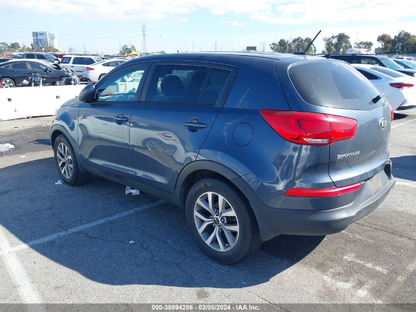 2015 Kia Sportage Lx VIN: KNDPB3AC9F7692603 Lot: 38894286