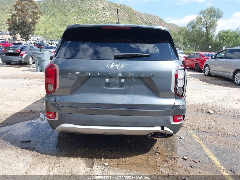 KM8R34HE7NU360965 2022 Hyundai Palisade Sel