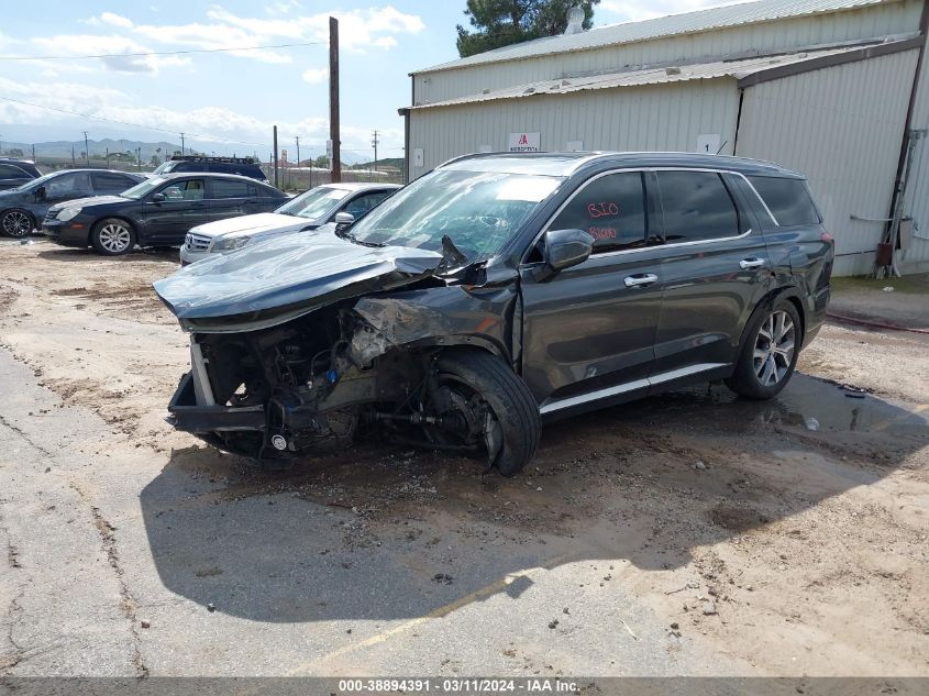 KM8R34HE7NU360965 2022 Hyundai Palisade Sel