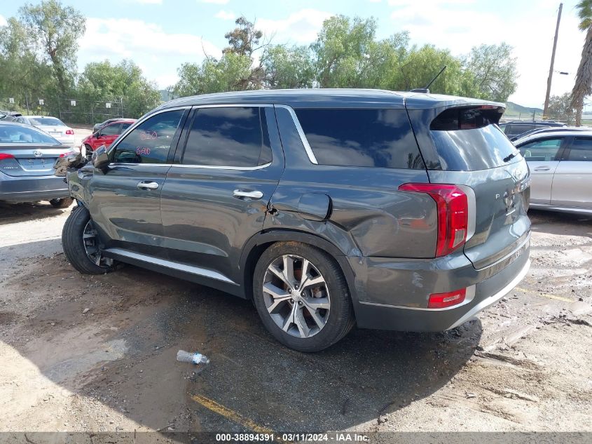 KM8R34HE7NU360965 2022 Hyundai Palisade Sel