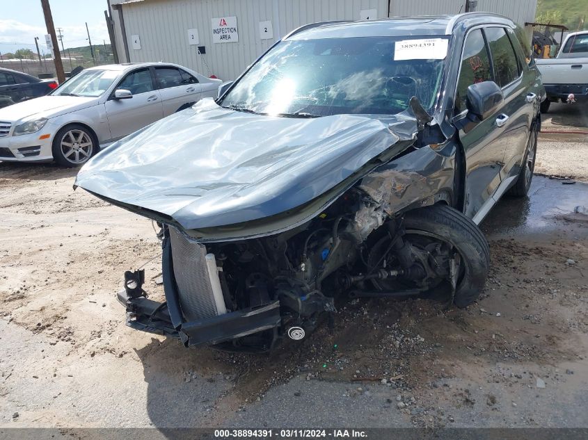 KM8R34HE7NU360965 2022 Hyundai Palisade Sel