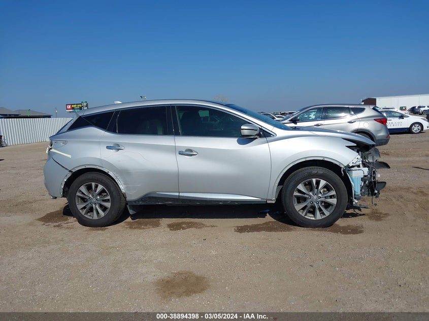 2017 NISSAN MURANO VIN: 5N1AZ2MGXHN124879