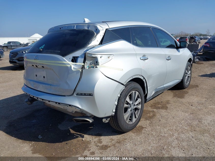 2017 NISSAN MURANO VIN: 5N1AZ2MGXHN124879