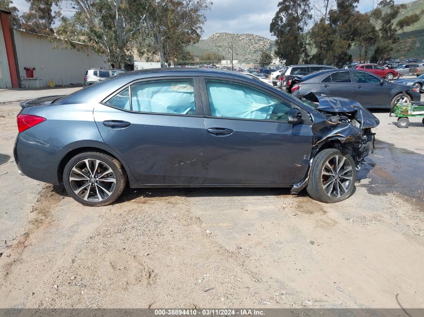 2019 Toyota Corolla Se VIN: 2T1BURHE7KC129363 Lot: 38894410