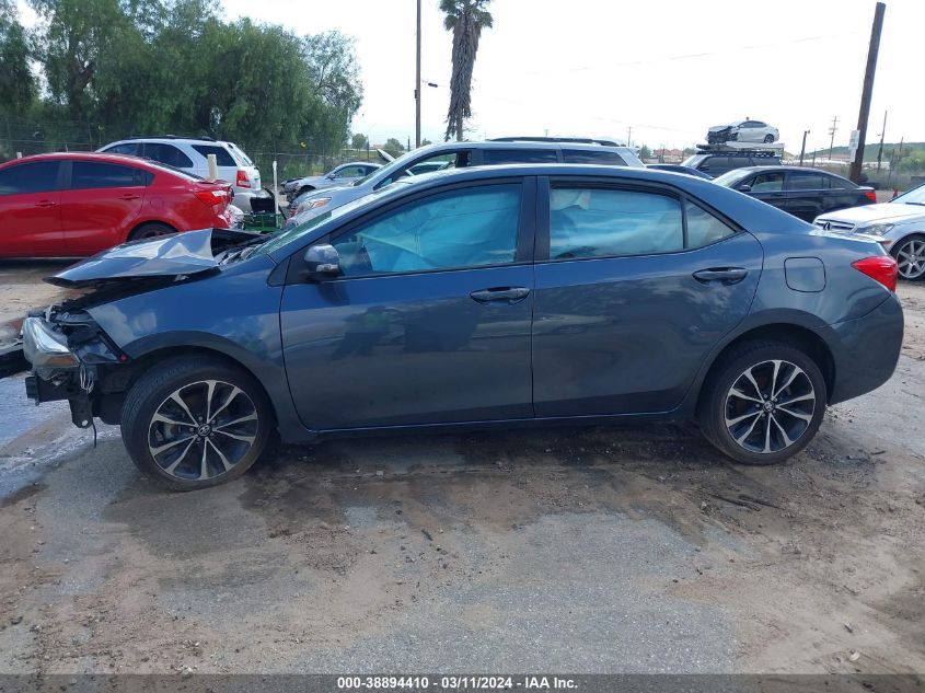 2019 TOYOTA COROLLA SE - 2T1BURHE7KC129363