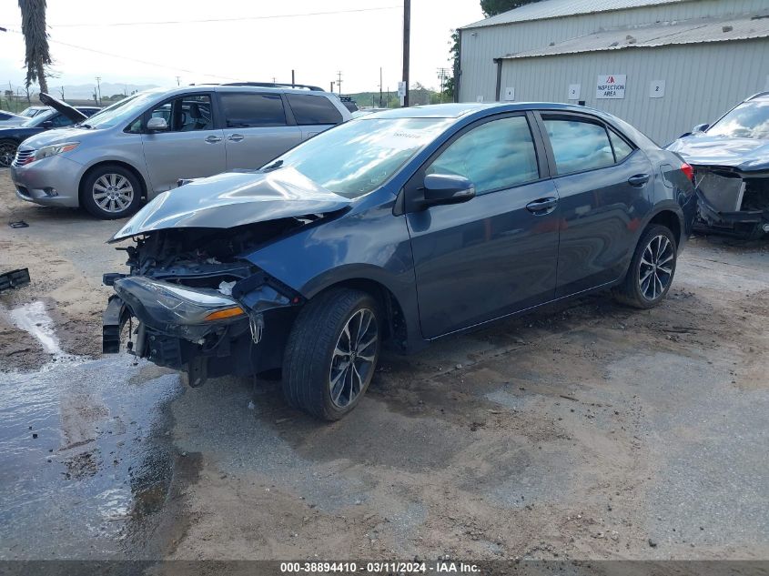 2019 TOYOTA COROLLA SE - 2T1BURHE7KC129363