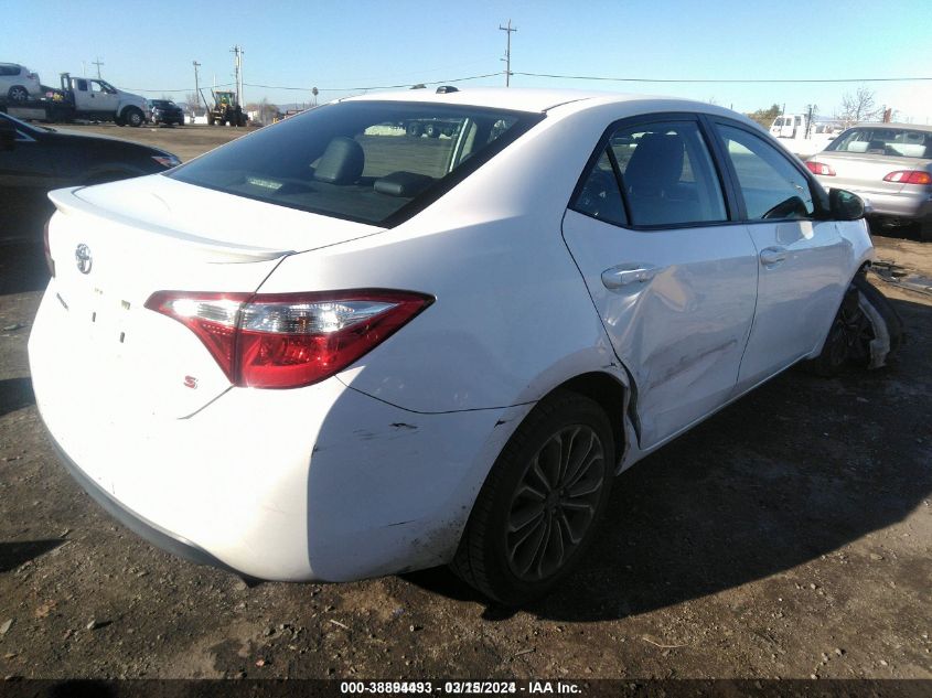 2016 Toyota Corolla S Premium VIN: 5YFBURHE0GP563941 Lot: 38894493