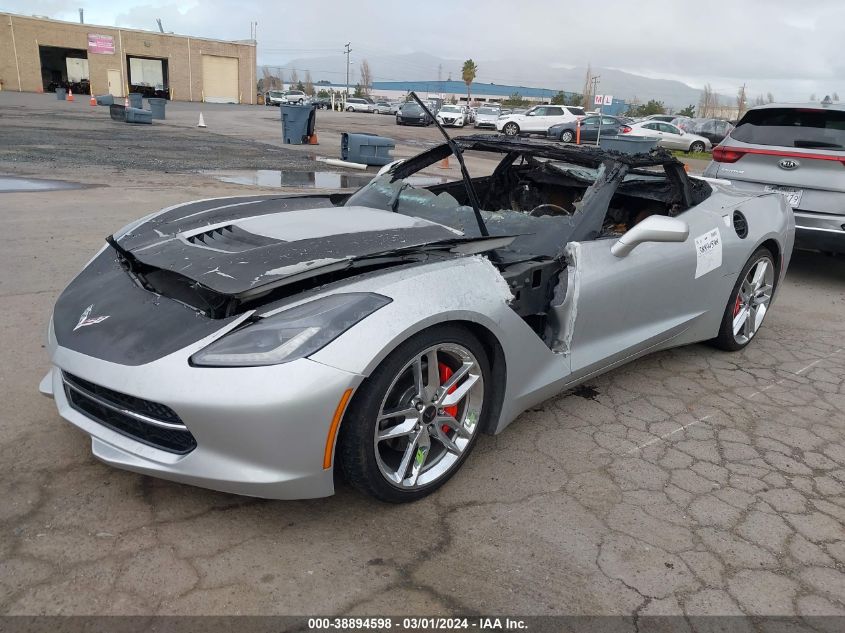 2014 Chevrolet Corvette Stingray VIN: 1G1YF3D70E5114481 Lot: 38894598