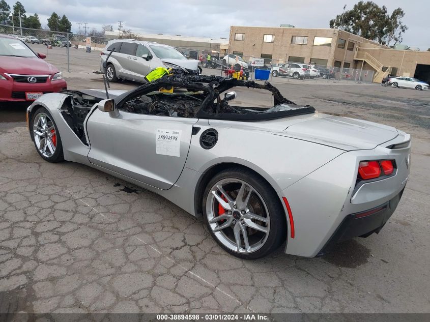 2014 Chevrolet Corvette Stingray VIN: 1G1YF3D70E5114481 Lot: 38894598