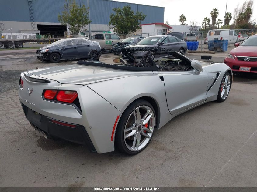 2014 Chevrolet Corvette Stingray VIN: 1G1YF3D70E5114481 Lot: 38894598