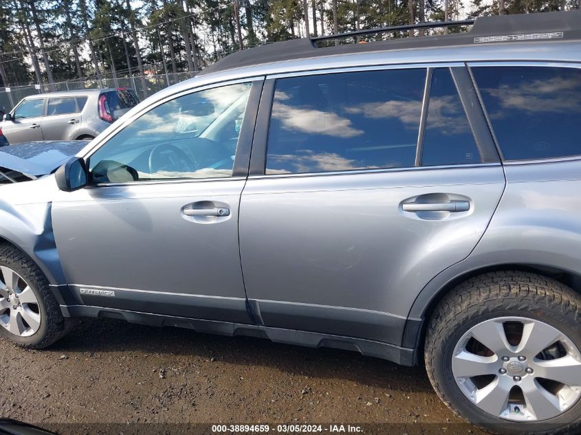 2011 Subaru Outback 2.5I Premium VIN: 4S4BRBGC9B3407984 Lot: 38894659