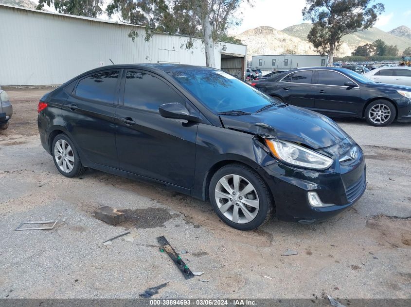 2014 Hyundai Accent Gls VIN: KMHCU4AEXEU765764 Lot: 38894693