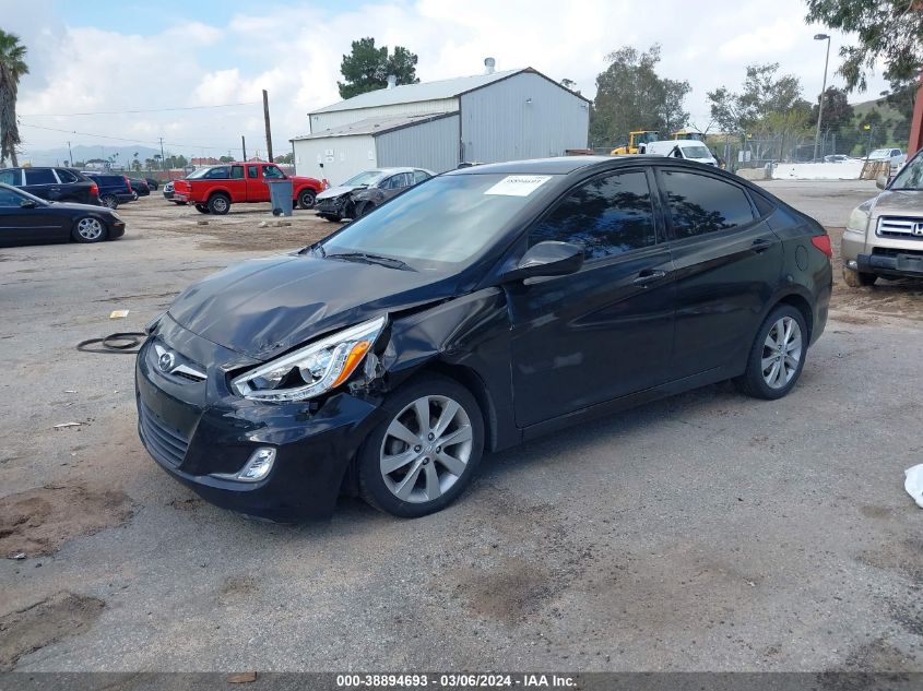 2014 Hyundai Accent Gls VIN: KMHCU4AEXEU765764 Lot: 38894693