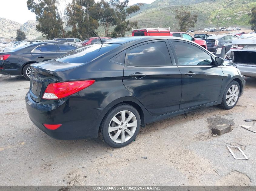 2014 Hyundai Accent Gls VIN: KMHCU4AEXEU765764 Lot: 38894693