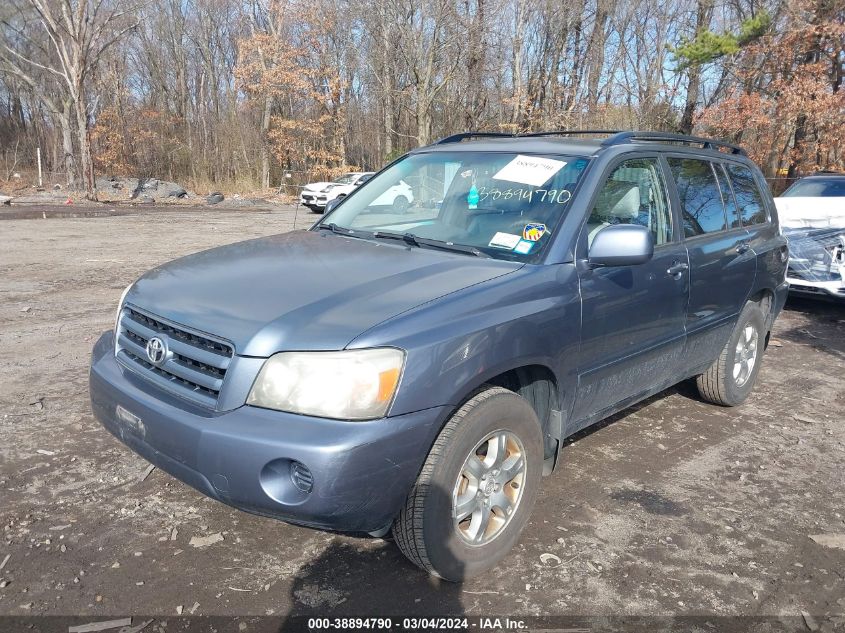 2006 Toyota Highlander V6 VIN: JTEDP21A460093397 Lot: 38894790