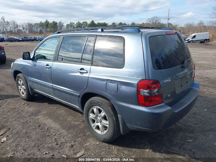 2006 Toyota Highlander V6 VIN: JTEDP21A460093397 Lot: 38894790