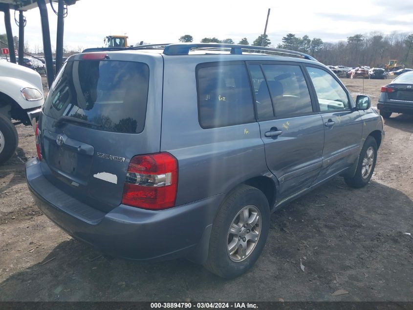 2006 Toyota Highlander V6 VIN: JTEDP21A460093397 Lot: 38894790