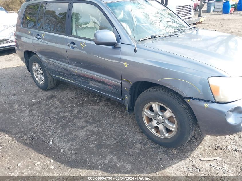 2006 Toyota Highlander V6 VIN: JTEDP21A460093397 Lot: 38894790