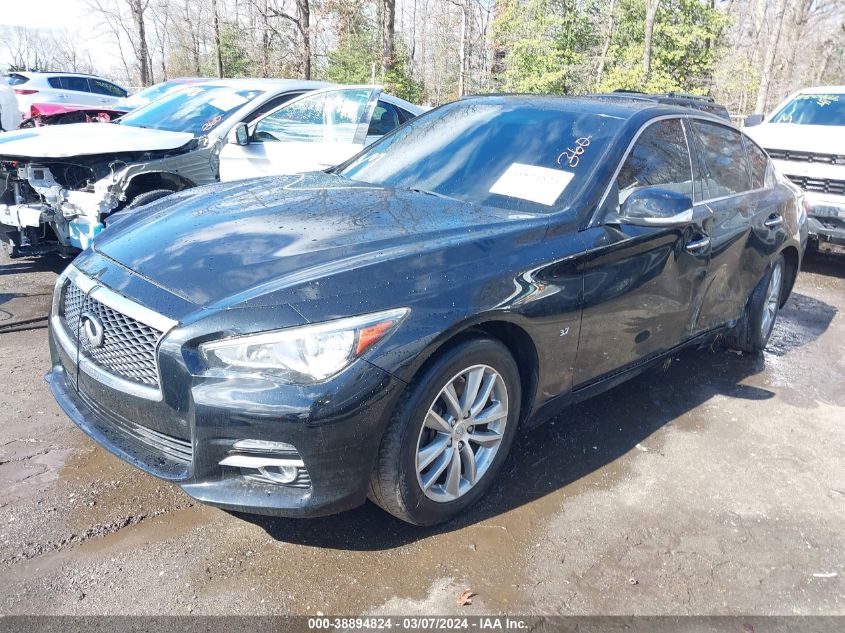 2015 Infiniti Q50 VIN: JN1BV7AR8FM394142 Lot: 38894824