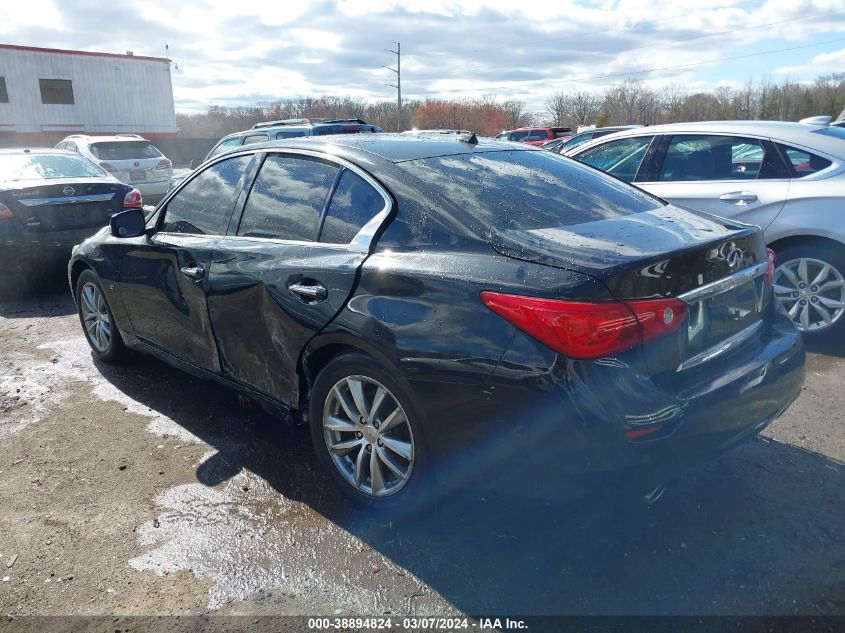 2015 Infiniti Q50 VIN: JN1BV7AR8FM394142 Lot: 38894824