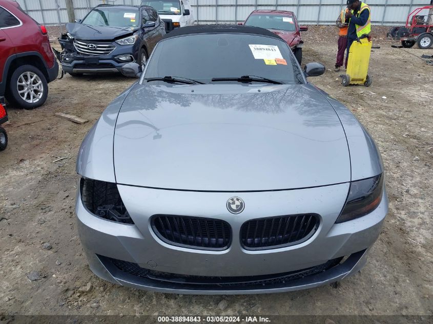 2006 BMW Z4 3.0I VIN: 4USBU33516LW58398 Lot: 38894843