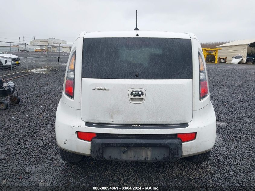 2010 Kia Soul + VIN: KNDJT2A23A7104465 Lot: 38894861