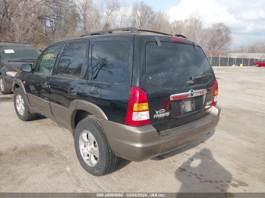 4F2CZ96123KM50250 2003 Mazda Tribute Es V6