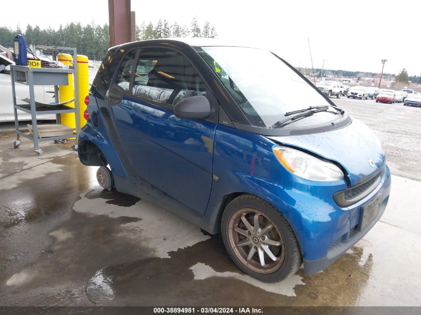 2008 Smart Fortwo Passion/Pure VIN: WMEEJ31X98K160816 Lot: 38894981