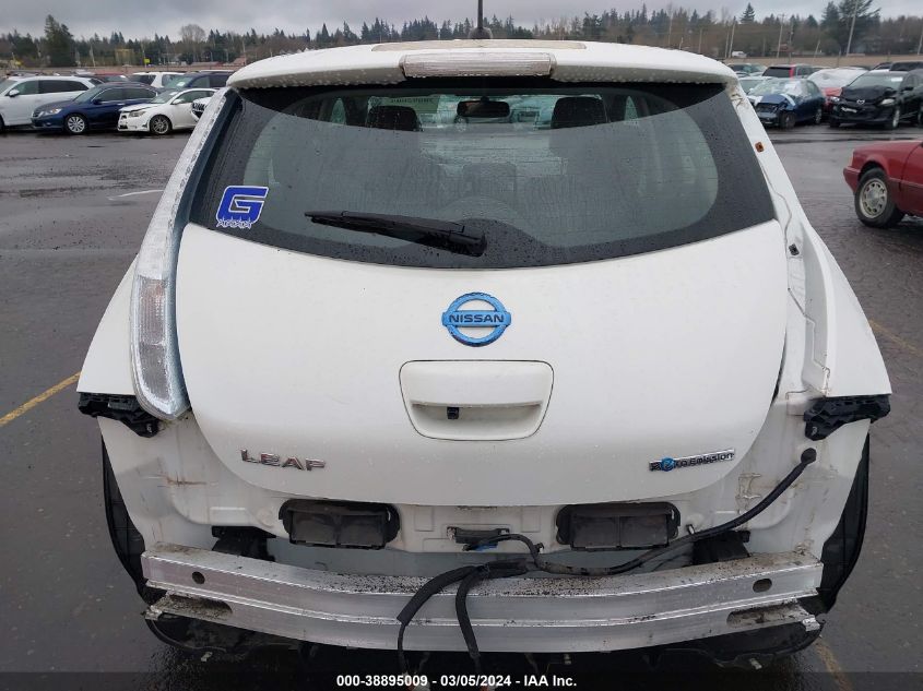 2013 Nissan Leaf Sl VIN: 1N4AZ0CP8DC405889 Lot: 38895009