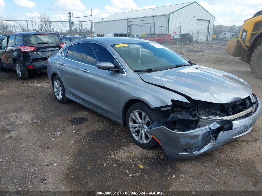 2015 Chrysler 200 Limited VIN: 1C3CCCABXFN714062 Lot: 38895127