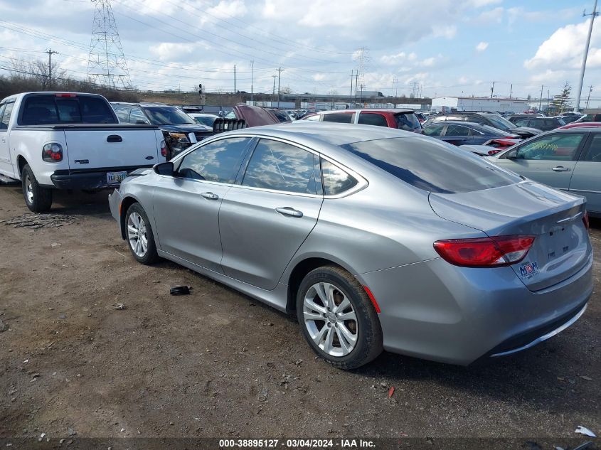 2015 Chrysler 200 Limited VIN: 1C3CCCABXFN714062 Lot: 38895127