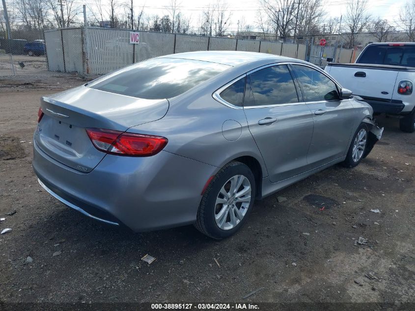 2015 Chrysler 200 Limited VIN: 1C3CCCABXFN714062 Lot: 38895127