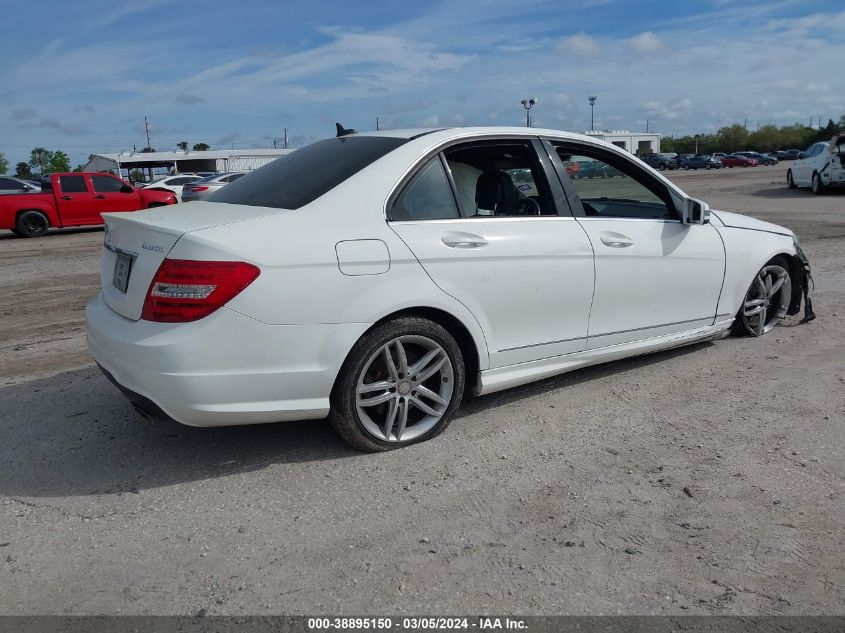 2014 Mercedes-Benz C 300 Luxury 4Matic/Sport 4Matic VIN: WDDGF8ABXEA930359 Lot: 38895150