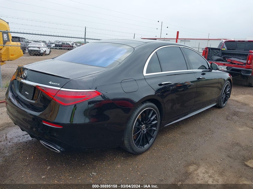 2022 MERCEDES-BENZ S 580 580 4MATIC - W1K6G7GB8NA139497