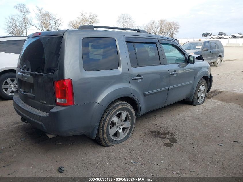 2011 Honda Pilot Ex-L VIN: 5FNYF4H54BB087639 Lot: 38895199