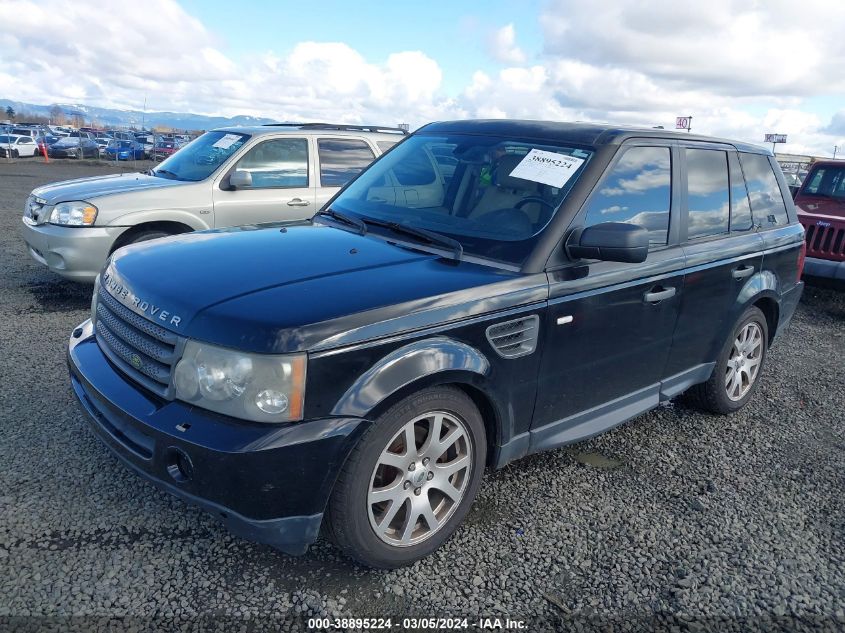 2008 Land Rover Range Rover Sport Hse VIN: SALSK25458A151876 Lot: 38895224