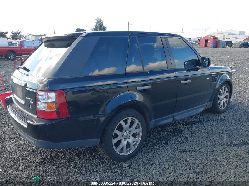 2008 Land Rover Range Rover Sport Hse VIN: SALSK25458A151876 Lot: 38895224