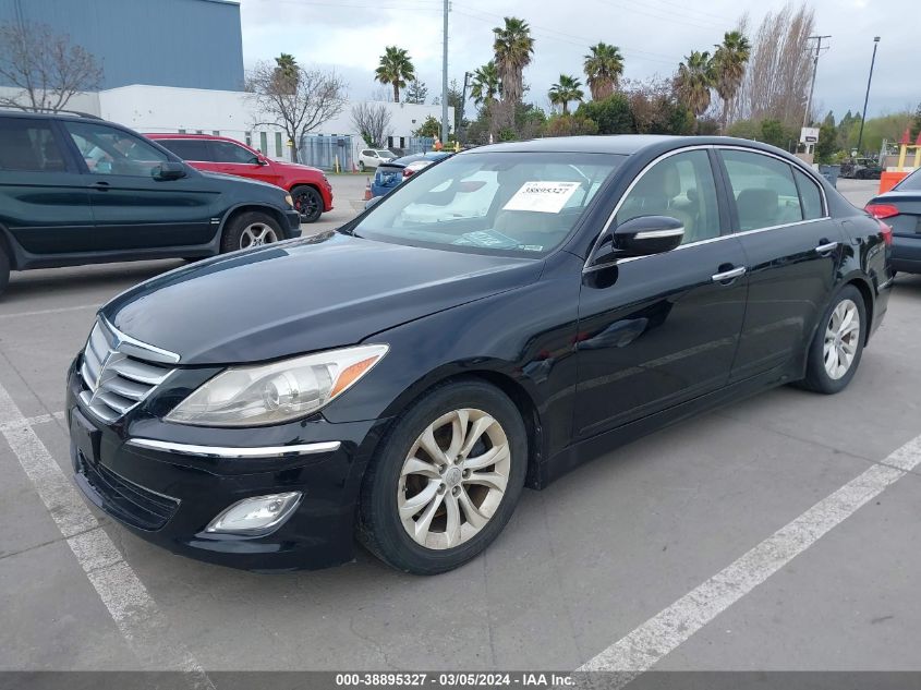 2012 Hyundai Genesis 3.8 VIN: KMHGC4DDXCU179120 Lot: 38895327