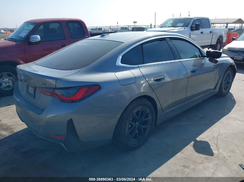 2023 BMW I4 Edrive40 VIN: WBY73AW05PFR09330 Lot: 38895363