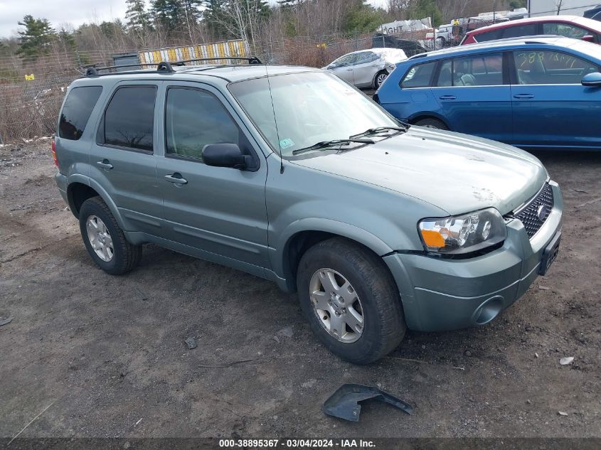 2006 Ford Escape Limited VIN: 1FMYU94156KD54166 Lot: 38895367