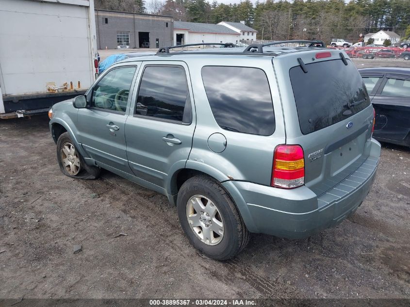 2006 Ford Escape Limited VIN: 1FMYU94156KD54166 Lot: 38895367