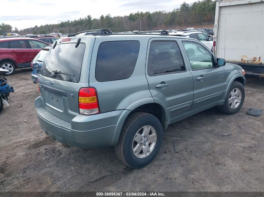 2006 Ford Escape Limited VIN: 1FMYU94156KD54166 Lot: 38895367