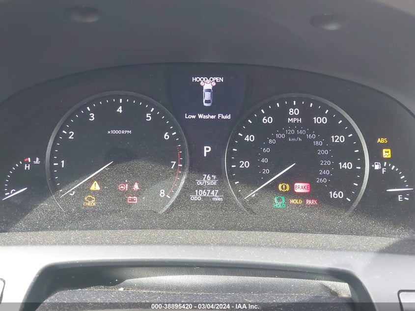 2014 LEXUS LS 460 460 - JTHBL5EF1E5129920