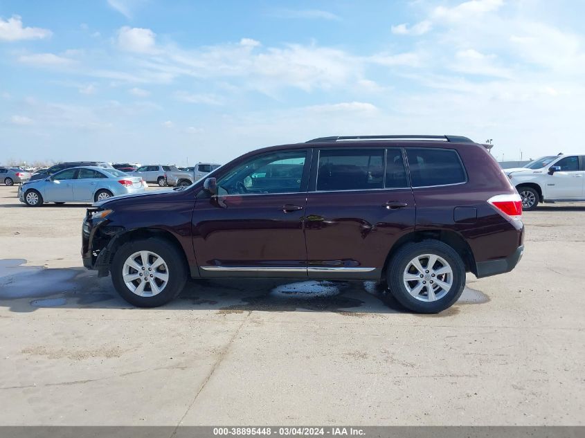 2011 Toyota Highlander Base V6 VIN: 5TDZK3EH1BS037818 Lot: 38895448