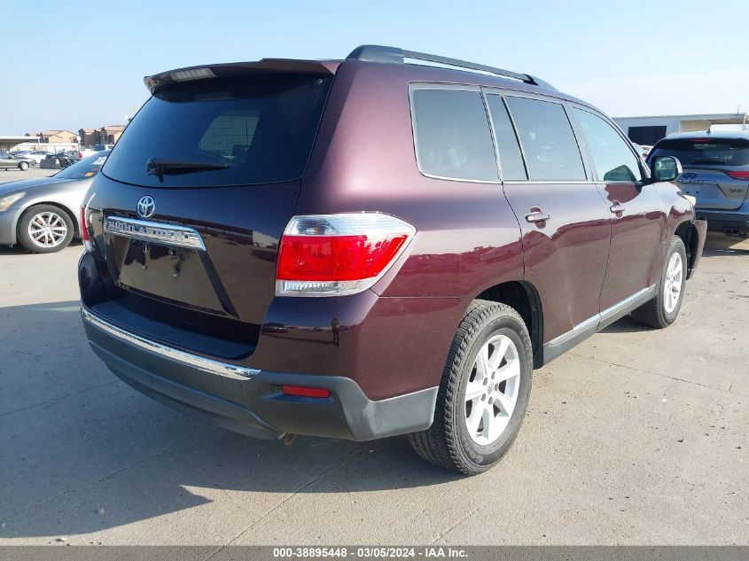 2011 Toyota Highlander Base V6 VIN: 5TDZK3EH1BS037818 Lot: 38895448